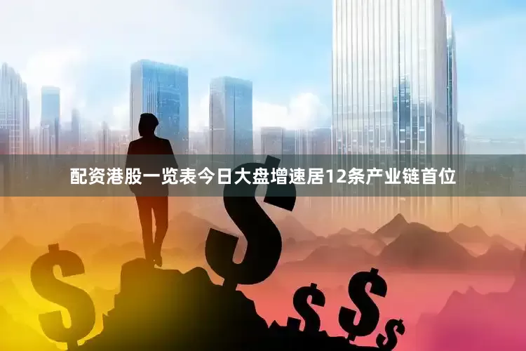 配资港股一览表今日大盘增速居12条产业链首位